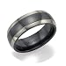 Titanium 8mm Stripe Ring