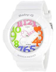 Casio Womens BGA-131-7B3CR Baby-G Analog Display Quartz White Watch