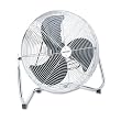 Patton 18-inch Three-Speed Floor/Box Fan, Metal, Chrome
