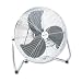 Patton 18-inch Three-Speed Floor/Box Fan, Metal, Chrome