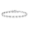 Sterling Silver 1/4 ct. Diamond Tennis Bracelet