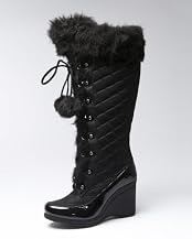 BE Sexy Quilted Wedge Boot - Web Exclusive