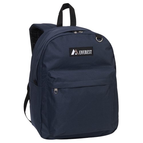 Everest luggage classic backpack, navy, large