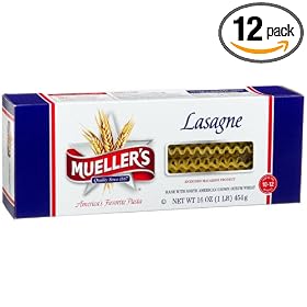Mueller's Lasagna, 16-Ounce Boxes (Pack of 12)