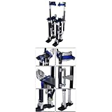 Buy 18 - 30 Adjustable Aluminum Drywall Stilts Black by Mega