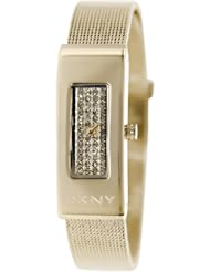 DKNY Gold-Tone Mesh Bracelet Womens watch #NY2110