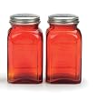 RSVP Retro Red Glass Salt & Pepper Shakers