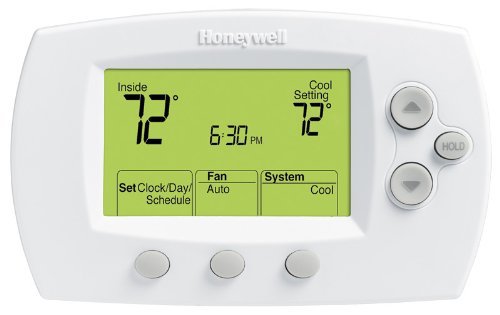 Honeywell TH6220D1002 Focuspro 6000 Programmable Digital Thermostat 2H