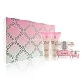 Versace Bright Crystal by Versace for Women 4 Piece Set Includes: 1.7 oz Eau de Toilette Spray + 0.17 oz Eau de Toilette Miniature Collectible + 1.7 oz Perfumed Body Lotion + 1.6 oz Perfumed Bath and Shower Gel