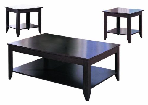 Coaster 3-Piece Contemporary Occasional Table Set Cappuccino