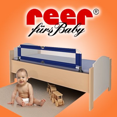 Reer 4513 - Bettgitter Easy Travel, 125 cm