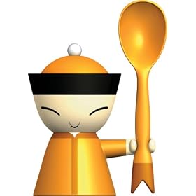 A di Alessi Mr Chin Egg Cup, Yellow (ASG82 Y)