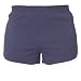 Solid NAVY BLUE retro jersey white side stripe sport shorts available in 5 adult sizes XS to XL elastic waist
