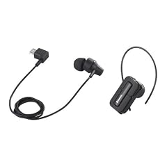 iBUFFALO ヘッドセット Bluetooth2.1対応 片耳/両耳両対応 [PC,Andoroid,iPhone4S,携帯電話]対応 ブラック BSHSBE14BK