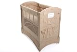 Arms Reach Co-Sleeper Curved Mini Collection, Toffee Hibiscus