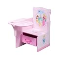 Disney Princess Chair Desk with Pull out under the Seat Storage Bin