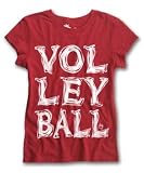 Big Print Tee Volleyball Red Youth Medium