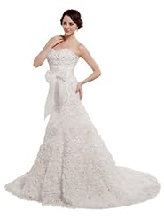 Organza Wedding Dress  With a Sash 