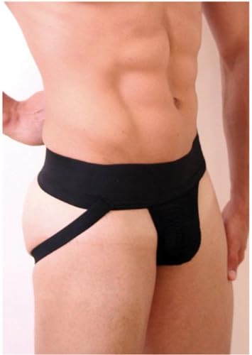 Active Man Classic Jocks 3" Waistband Black Comes in Three Sizes (XL)