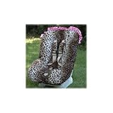 Toddler Car Seat Cover Brown Ruffle
