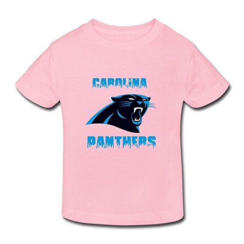 Toddler Kids Little Boy's Girl's Carolina Panthers Nfl Team T-Shirt Pink  Toddler