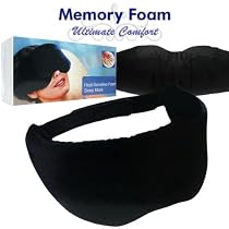 Heat-Sensitive Memory Foam Sleep Mask