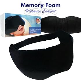 Heat-Sensitive Memory Foam Sleep Mask