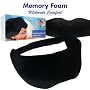 Heat-Sensitive Memory Foam Sleep Mask