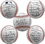 Bob Feller Autographed Ball - Statistics - Autographed Baseballs