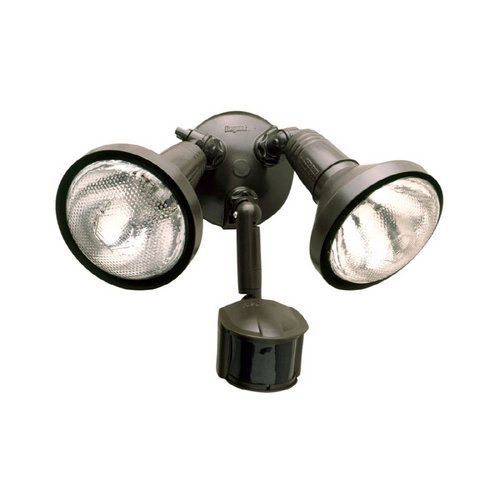 Cooper Lighting MS185R 180 Degree 300W PAR Motion Security Floodlight with Reflectors, Bronze