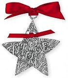 Pewter Star of Hope Ornament