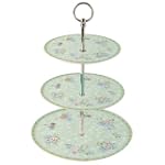 Ashdene Kensington Bone China 13-Inch Height 3 Tier Cake Stand in Gift Box