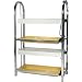 Growers Supply Company 27-Inch L by 12-Inch W by 40-Inch H Compact Lite Cart with 2-Shelves and 2-Fixtures