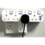 New 5 Way Plug Socket Extension Adapter Surge Protector