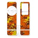Digital Orange Camo Design iPod shuffle Protective Decal Skin Sticker