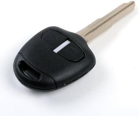 2 Buttons No Chip Left Grrove Blade Remote Keyless Entry Shell for Mitsubishi Pajero Triton Lancer Evo