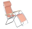 Faulkner Standard Recliner Terra Cotta Mesh with Wood Arms