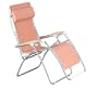 Faulkner Standard Recliner Terra Cotta Mesh with Wood Arms