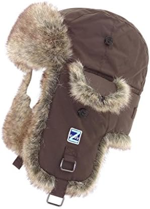 Cozy Z Winter Taslon Faux Fur Aviator Bomber Trapper Trooper Pilot Ski Hat