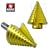 Pro Quality Titanium Step Drill Bit - 13/16" - 1-3/8" by 1/16" Increments