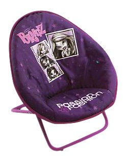 Childrens Toyshop  Toys : Bratz Passion for Fashion  Oval Fold Up Chair
