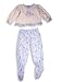 Baby : Private Label - Toddler Girls 2-Piece Long Sleeved Pajamas, Pink, Lilac (Size 4T)