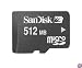 SanDisk 512MB TransFlash microSD Card (SDSDQ-512-A10M, Retail Package)