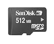 SanDisk Micro SD Memory Module 512MB (SDQCJP-512-A10M, Retail Package)