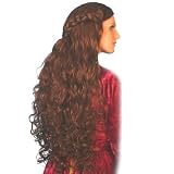 Medieval Long Brown Wig Adult