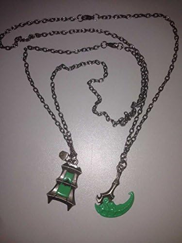 Yongxin Market Cosplay Lol Thresh Weapon Miniature Couple Lovers Necklaces