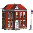 Schoolhouse and Flagpole Town and Country 5th in Series 2003 Hallmark Ornament QX8247