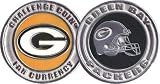 NFL Green BAY Packers Challenge Coin Poker Card Cover
