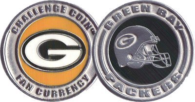 NFL Green BAY Packers Challenge Coin Poker Card Cover