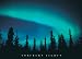 Northern Lights (Aurora Borealis, Blue) Art Poster Print - 24